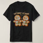 Gingerbread Christmas Design T-Shirt Tシャツ (デザイン正面)