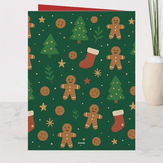 Gingerbread Christmas Fun カード (裏面)