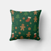 Gingerbread Christmas Fun クッション (裏面)