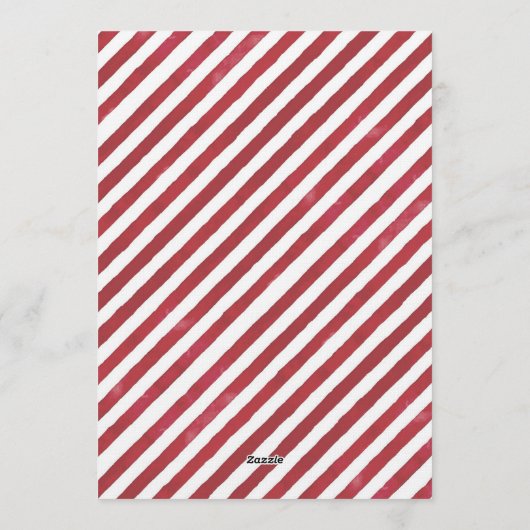 Gingerbread Christmas Holiday Party 招待状 (裏面)