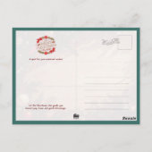 Gingerbread Christmas House ポストカード (裏面)