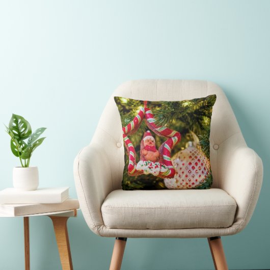 Gingerbread Christmas Ornament クッション (椅子)