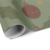 Gingerbread Christmas Paper ラッピングペーパー (ロールコーナー)