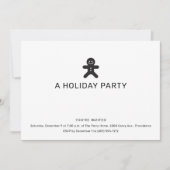 Gingerbread Christmas Party Invitation 招待状 (正面)