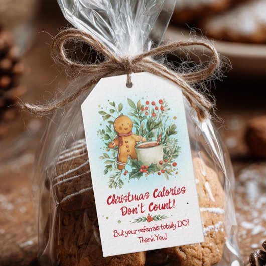 Gingerbread Christmas Pop-By ギフトタグ