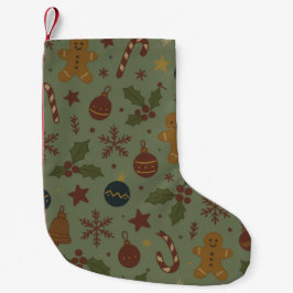 Gingerbread Christmas Stocking スモールクリスマスストッキング