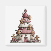 Gingerbread Christmas Tree | Christmas Magnet マグネット (正面)