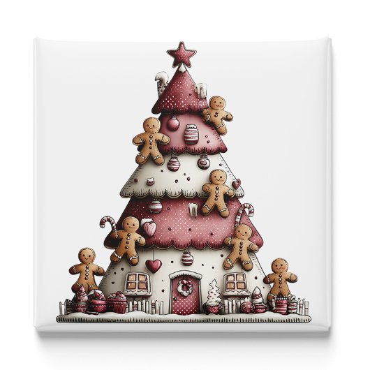 Gingerbread Christmas Tree | Christmas Magnet マグネット