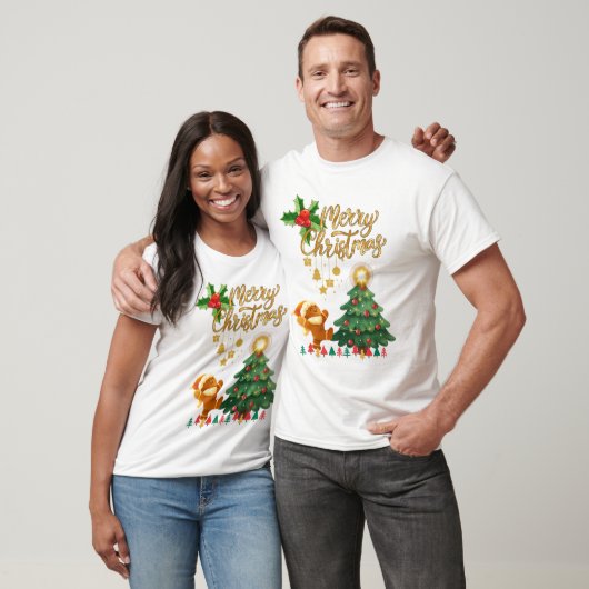 Gingerbread Christmas Tree Holiday Shirt Tシャツ (ユニセックス)