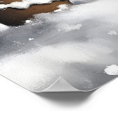 Gingerbread Christmas Wall Art ポスター (角)