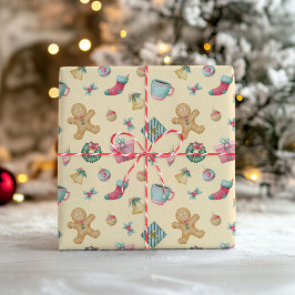 Gingerbread Christmas Wrapping Paper ラッピングペーパー