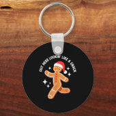 Gingerbread Christmas Xmas Couple Hot Girlfriend - キーホルダー (正面)