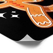 Gingerbread Christmas Xmas Couple Hot Girlfriend - ポスター (角)