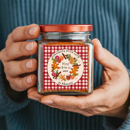 Gingerbread Citrus Cookie Spice Handmade Christmas スクエアシール