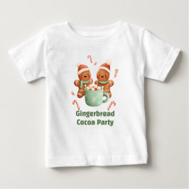 Gingerbread Cocoa Party ベビーTシャツ