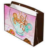 Gingerbread Coffee Gift Bag ラージペーパーバッグ (裏面アングル)