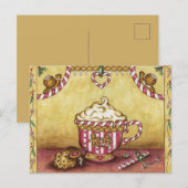 Gingerbread Coffee Holiday Postcards ポストカード (正面/裏面)