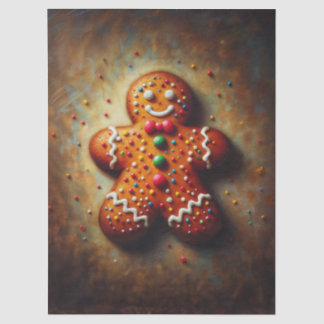Gingerbread Cookie Christmas Art 薄葉紙
