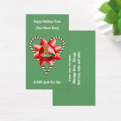 Gingerbread Cookie Christmas Holiday Gift Card Tag (デスク)