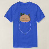Gingerbread Cookie Pocket Cute Coffee Lovers Merry Tシャツ (デザイン正面)