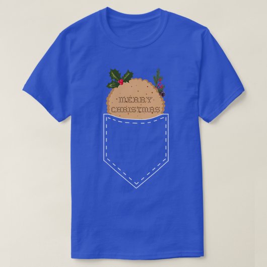 Gingerbread Cookie Pocket Cute Coffee Lovers Merry Tシャツ (デザイン正面)