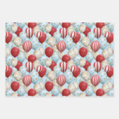 Gingerbread Cookies Hearts Snowflakes Christmas   ラッピングペーパーシート (正面2)