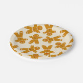 Gingerbread Cookies on cream  ペーパープレート (アングル)