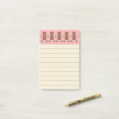 Gingerbread Cookies Post It Notes ポストイット (デスク上)