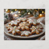Gingerbread Cookies Recipe Card ポストカード (正面)