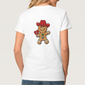 Gingerbread Cowboy PNG Sublimation Design Tシャツ (裏面)