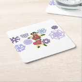Gingerbread dance  スクエアペーパーコースター (アングル)