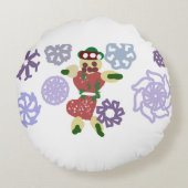 Gingerbread dance  ラウンドクッション (裏面)