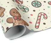 Gingerbread Delight ラッピングペーパー (ロールコーナー)