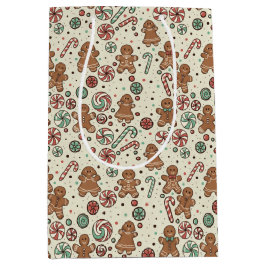 Gingerbread Delight Gift Bag ミディアムペーパーバッグ