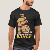 gingerbread do the xmas dance cute tシャツ (正面)
