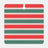 Gingerbread First Photo Merry Christmas メタルオーナメント (裏面)