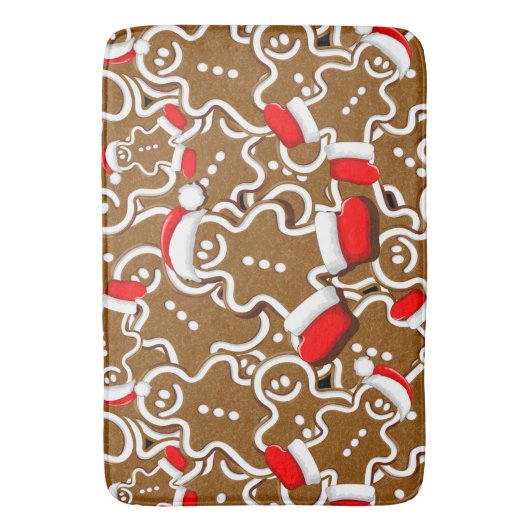 gingerbread, food, baking, bakery, pastries, cooki バスマット (正面縦)