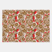 gingerbread, food, baking, bakery, pastries, cooki ラッピングペーパーシート (正面2)