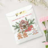 Gingerbread Girl Boy Candy Cane Christmas フェイバーバッグ (封をした状態)