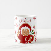 Gingerbread Girl with Peppermint Lollipops コーヒーマグカップ (中央)