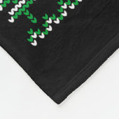 Gingerbread Golf Christmas Cookie Oh Snap Santa Ug フリースブランケット (角)