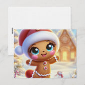 Gingerbread Holiday Joy 招待状 (正面/裏面)