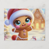 Gingerbread Holiday Joy 招待状 (正面)