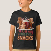 Gingerbread Holiday Snacks Funny Christmas  Tシャツ (正面)