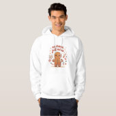 Gingerbread Holiday Vibes Cozy Christmas Hoodie パーカ (正面フル)