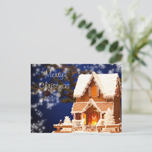 Gingerbread house シーズンポストカード (スタンド正面)