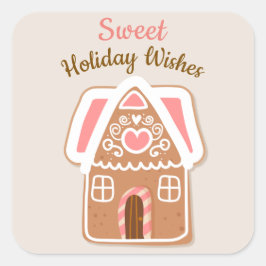 Gingerbread House スクエアシール