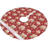 Gingerbread House ブラッシュドポリエステルツリースカート (アングル)