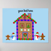 Gingerbread House #1 Poster ポスター (正面)