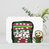 Gingerbread house and joy kind  招待状 (スタンド正面)